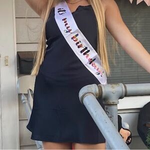 Abercrombie and Fitch Satin Mini Slip Dress